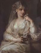 Angelica Kauffmann Bildnis einer Dame als Vestalin oil painting reproduction
